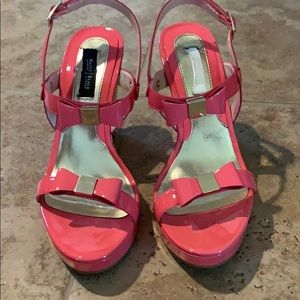 White House Black Market Coral Wedge